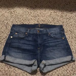 7 for all mankind jeans short size 27